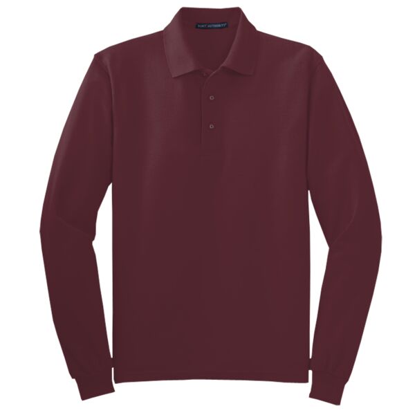 Tall Silk Touch Long Sleeve Polo OUTLET Thumbnail