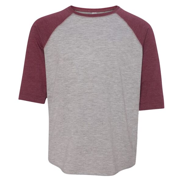 Youth Baseball Fine Jersey Three-Quarter Sleeve Tee OUTLET Thumbnail