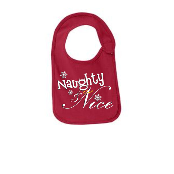 Naughty & Nice Bib Thumbnail