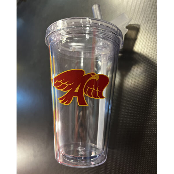 16oz Hawk Tumbler with Straw Thumbnail