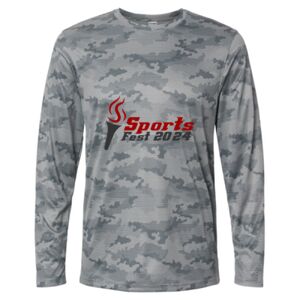 Pompano Performance Camo Long Sleeve T-Shirt Thumbnail