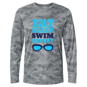 Pompano Performance Camo Long Sleeve T-Shirt Thumbnail