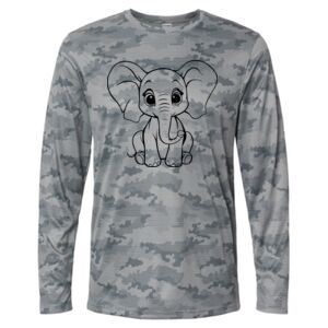 Pompano Performance Camo Long Sleeve T-Shirt Thumbnail