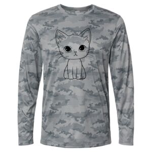 Pompano Performance Camo Long Sleeve T-Shirt Thumbnail