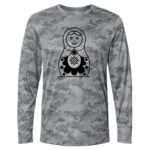 Pompano Performance Camo Long Sleeve T-Shirt Thumbnail