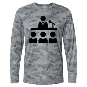 Pompano Performance Camo Long Sleeve T-Shirt Thumbnail