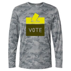Pompano Performance Camo Long Sleeve T-Shirt Thumbnail