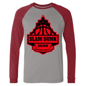 Long Sleeve Jersey Baseball Tee Thumbnail
