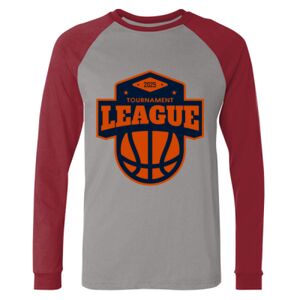 Long Sleeve Jersey Baseball Tee Thumbnail