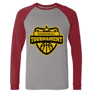 Long Sleeve Jersey Baseball Tee Thumbnail