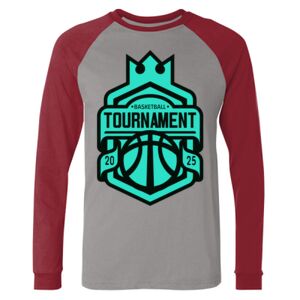 Long Sleeve Jersey Baseball Tee Thumbnail