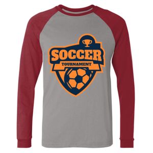 Long Sleeve Jersey Baseball Tee Thumbnail