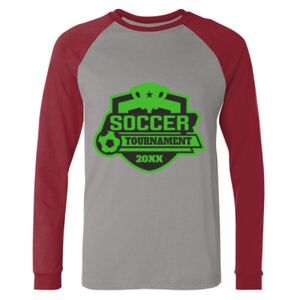Long Sleeve Jersey Baseball Tee Thumbnail