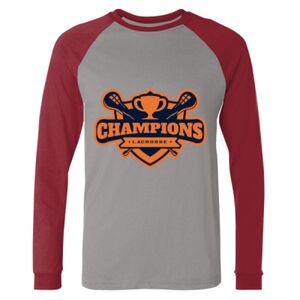 Long Sleeve Jersey Baseball Tee Thumbnail