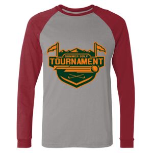 Long Sleeve Jersey Baseball Tee Thumbnail