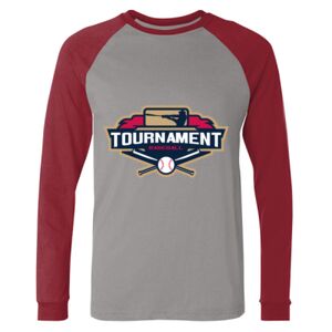 Long Sleeve Jersey Baseball Tee Thumbnail