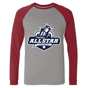 Long Sleeve Jersey Baseball Tee Thumbnail