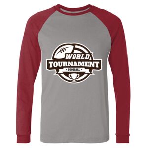 Long Sleeve Jersey Baseball Tee Thumbnail
