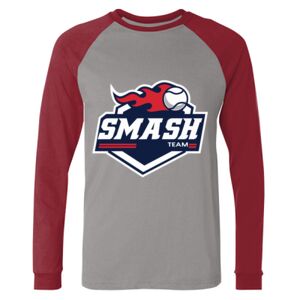 Long Sleeve Jersey Baseball Tee Thumbnail