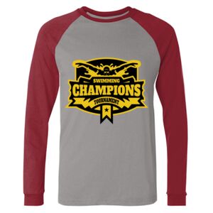 Long Sleeve Jersey Baseball Tee Thumbnail