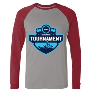 Long Sleeve Jersey Baseball Tee Thumbnail