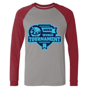 Long Sleeve Jersey Baseball Tee Thumbnail
