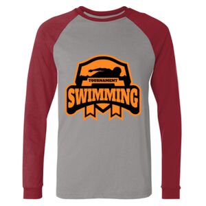 Long Sleeve Jersey Baseball Tee Thumbnail