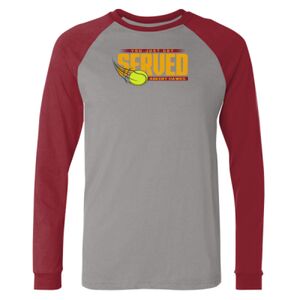 Long Sleeve Jersey Baseball Tee Thumbnail