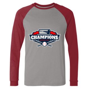 Long Sleeve Jersey Baseball Tee Thumbnail