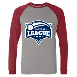 Long Sleeve Jersey Baseball Tee Thumbnail