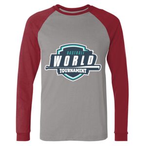 Long Sleeve Jersey Baseball Tee Thumbnail