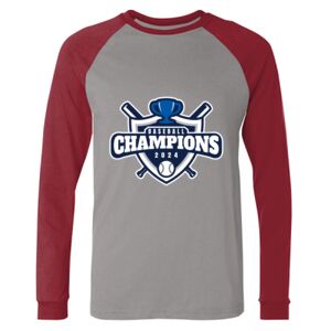 Long Sleeve Jersey Baseball Tee Thumbnail