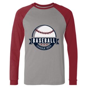 Long Sleeve Jersey Baseball Tee Thumbnail