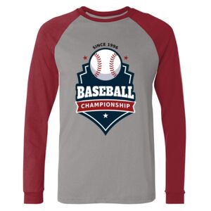 Long Sleeve Jersey Baseball Tee Thumbnail
