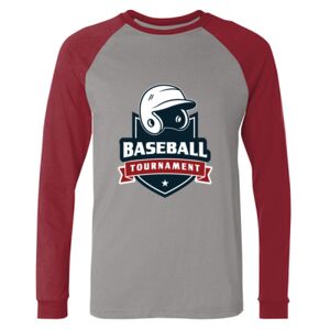 Long Sleeve Jersey Baseball Tee Thumbnail