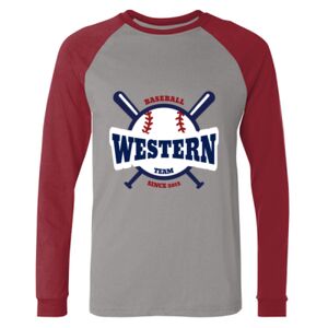 Long Sleeve Jersey Baseball Tee Thumbnail
