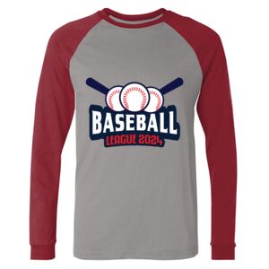 Long Sleeve Jersey Baseball Tee Thumbnail