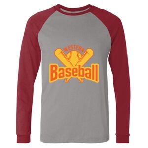 Long Sleeve Jersey Baseball Tee Thumbnail