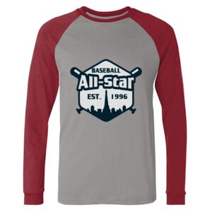 Long Sleeve Jersey Baseball Tee Thumbnail
