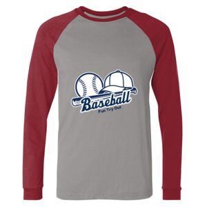 Long Sleeve Jersey Baseball Tee Thumbnail