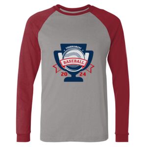 Long Sleeve Jersey Baseball Tee Thumbnail