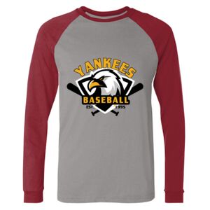 Long Sleeve Jersey Baseball Tee Thumbnail
