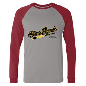 Long Sleeve Jersey Baseball Tee Thumbnail