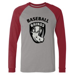 Long Sleeve Jersey Baseball Tee Thumbnail