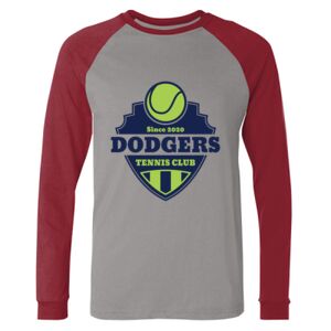 Long Sleeve Jersey Baseball Tee Thumbnail