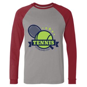 Long Sleeve Jersey Baseball Tee Thumbnail