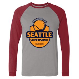 Long Sleeve Jersey Baseball Tee Thumbnail