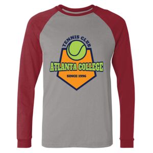 Long Sleeve Jersey Baseball Tee Thumbnail