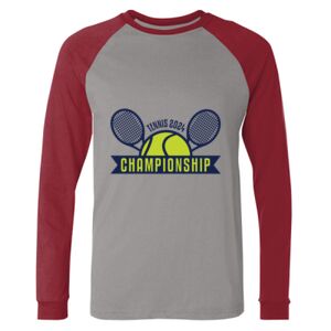 Long Sleeve Jersey Baseball Tee Thumbnail