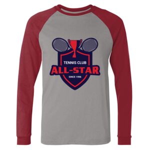 Long Sleeve Jersey Baseball Tee Thumbnail